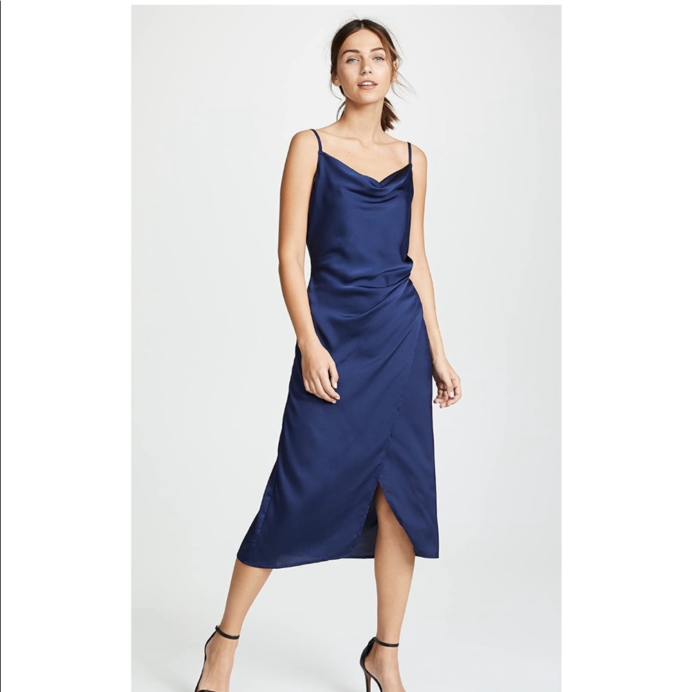 Re:Named Shopbop Navy Maddy slip dress- never worn